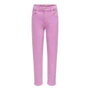 Stilfulde lyserøde bukser med 5 lommer