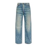 Jeans med vintageeffekt