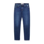 Slim-Fit Stone Washed Denim Jeans