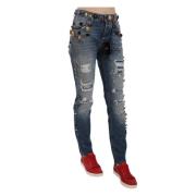 Krystalpyntet Denim Jeans