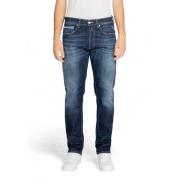 Blå Jeans med Lynlås og Knap