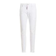 Hvid Slim Fit Denim Jeans