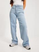 Selected Femme - Wide leg jeans - Light Blue Denim - Slfalice-N Hw Wide Lon Sky Blue Jea - Jeans